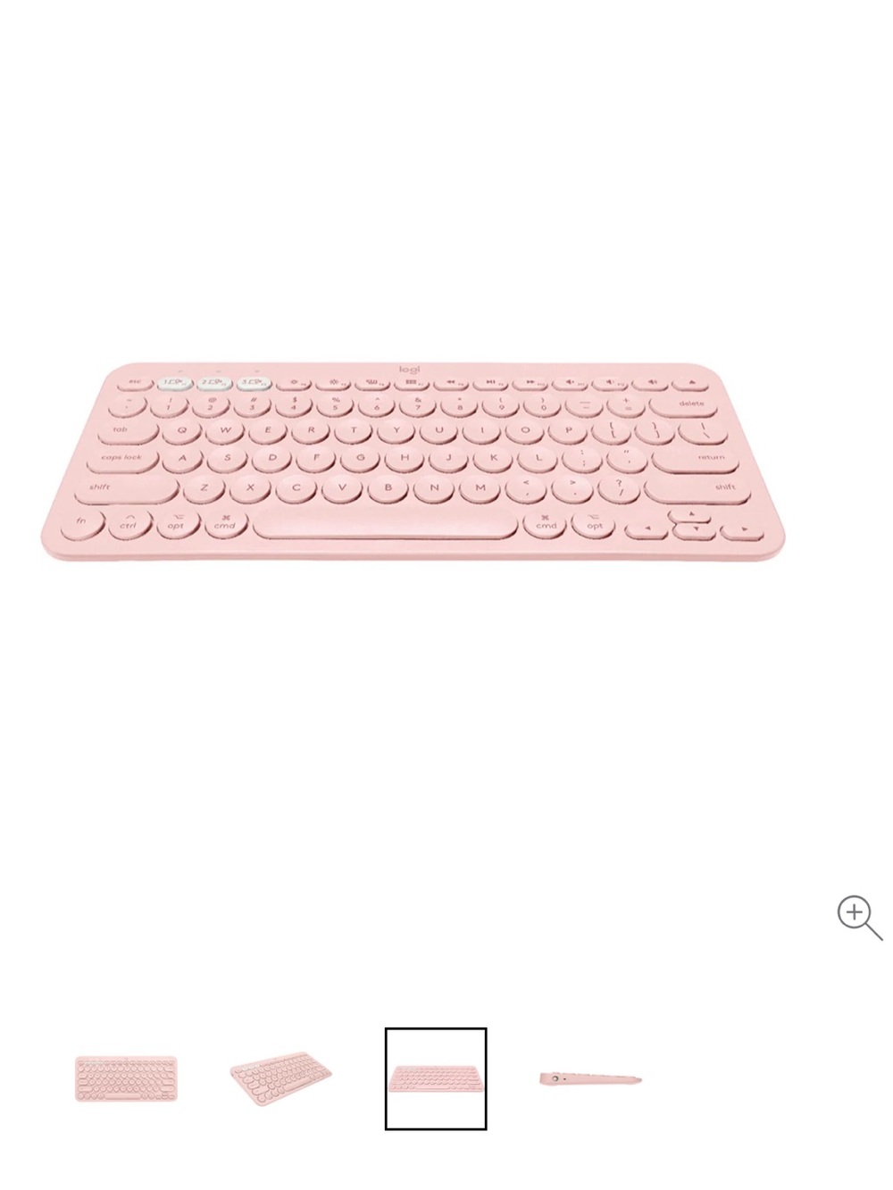 Logitech K380 Multi-Device Bluetooth Keyboard for Mac
Wireless - Rose